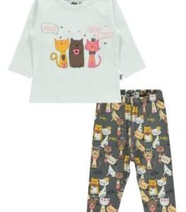 Hello Meow 2 Piece Clothes 9-12months