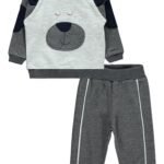 Baby Boy Set Anthracite 12-18months