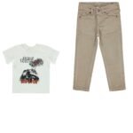 Boy's T-Shirt And Trouser Safari Tour 4-5years