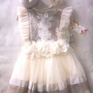 beige_lace_party_dress_with_sling_bag_for_girls