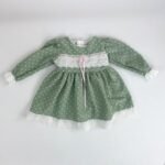 Polka Dot Ruffle Girl's Gown