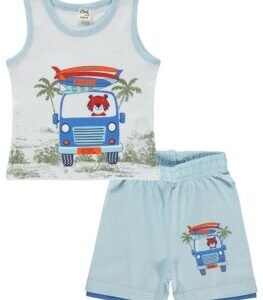 Baby Boy Shorts Set 12-18 Months White