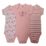 Pink 3 in 1 Body Suits 0-3, 6-9, 9-12 Months