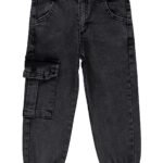 Boy's Black Joggers 4-5 Years